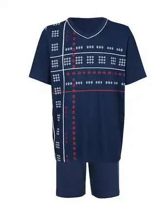 Klingel Shortama met print voor g gregory marine aanbieding