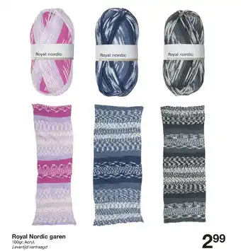 Zeeman Royal Nordic garen 100g aanbieding