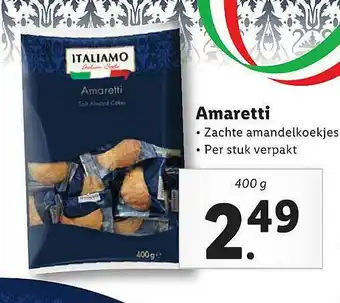 Lidl Italiamo Amaretti aanbieding