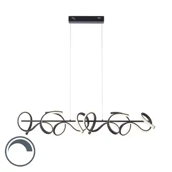 Lampenlicht.nl Design hanglamp zwart incl. led en dimmer - krisscross aanbieding