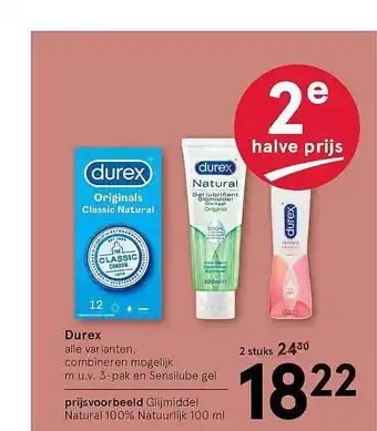 Etos Durex 100ml aanbieding