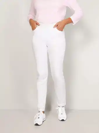 Klingel Instapbroek lotta slim in comfortabel instapmodel paola wit aanbieding