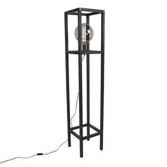 Lampenlicht.nl Industriële vloerlamp zwart - big cage aanbieding