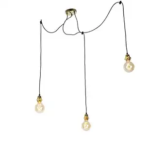 Lampenlicht.nl Moderne hanglamp goud - cava 3 aanbieding