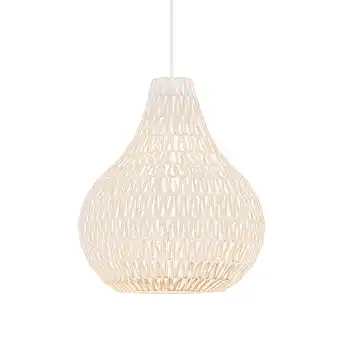 Lampenlicht.nl Scandinavische hanglamp wit 45 cm - lina drop aanbieding