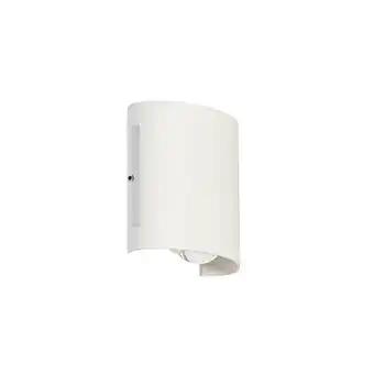 Lampenlicht.nl Buiten wandlamp wit incl. led 2-lichts ip54 - silly aanbieding