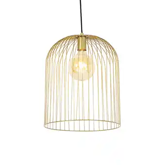 Lampenlicht.nl Design hanglamp goud - wire knock aanbieding