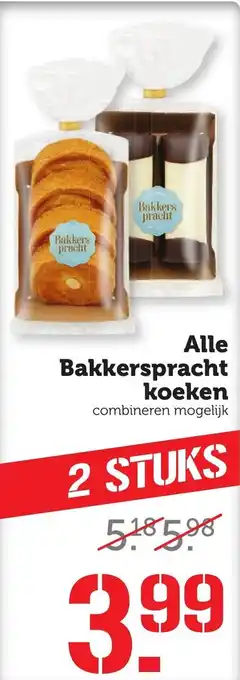 Coop Alle bakkerspracht keoken aanbieding