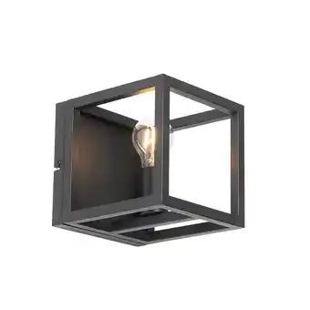 Lampenlicht.nl Industriële wandlamp zwart - cage aanbieding