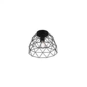 Lampenlicht.nl Moderne plafondlamp zwart 27 cm - jaap aanbieding