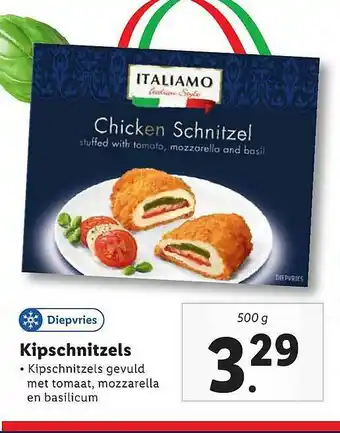 Lidl Italiamo Kipschnitzels aanbieding