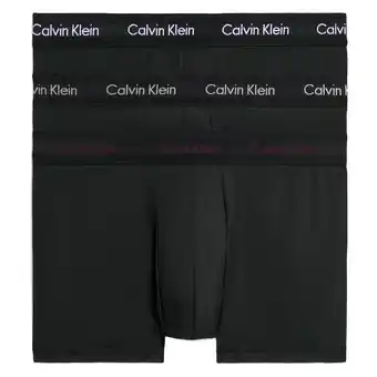 Plutosport Calvin klein low rise trunk boxershorts heren (3-pack) aanbieding