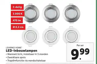 Lidl Livarno Home® Led-Inbouwlampen aanbieding