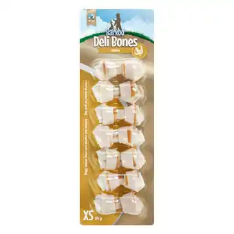 Zooplus Xs: 42xca.5 cm (504g) deli bones chicken geknoopt barkoo hondenvoer aanbieding