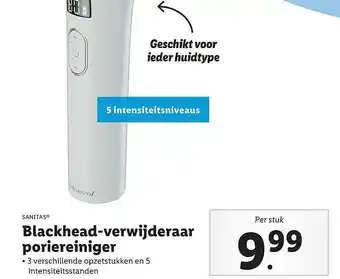 Lidl Sanitas® Blackhead-Verwijderaar Poriereiniger aanbieding