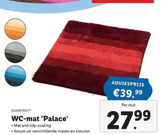 Lidl Silvercrest® WC-Mat 'Palace' aanbieding