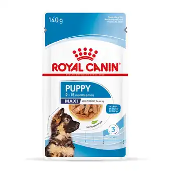 Zooplus 40x140g maxi puppy royal canin hondenvoer aanbieding