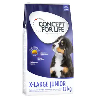 Zooplus 2x12kg concept for life x-large junior hondenvoer droog aanbieding