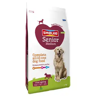 Zooplus 12kg senior medium vital ageing smølke hondenvoer aanbieding