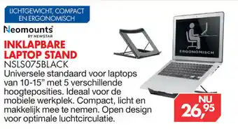 Vobis Inklapbare Laptop Stand NSLS075Black aanbieding