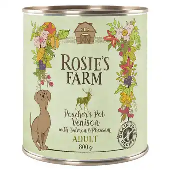 Zooplus Voordeelpakket rosie's farm adult 24 x 800 g hondenvoer - wild & fazant met zalm aanbieding