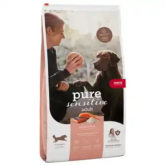 Zooplus 2x12,5kg mera pure sensitive adult zalm & rijst hondenvoer aanbieding