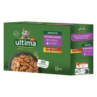 Zooplus Ultima cat fit & delicious 48 x 85 g - kip & rund aanbieding