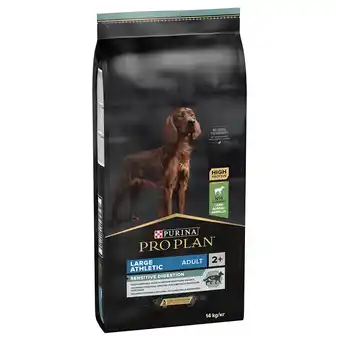 Zooplus 12+2kg gratis! large adult athletic sensitive digestion purina pro plan hondenvoer aanbieding