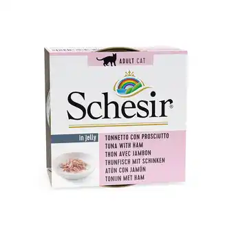 Zooplus 24x85g natural tonijn met ham schesir kattenvoer aanbieding