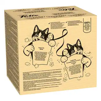 Zooplus 2 + 1 gratis! felix kattensnacks - original & strandpret (16 x 60 g) aanbieding