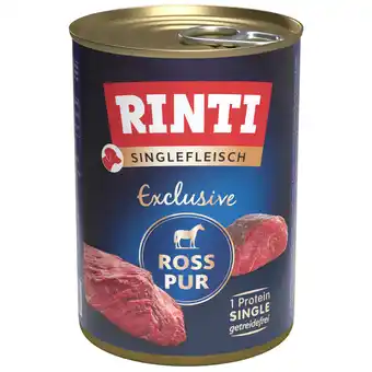 Zooplus Rinti sensible puur 24 x 400 g - paard puur aanbieding