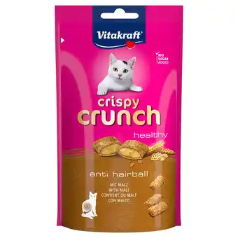 Zooplus 4x 60g vitakraft crispy crunch met malt kattensnacks aanbieding