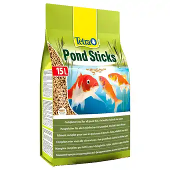 Zooplus 15l sticks tetrapond vijvervisvoer aanbieding