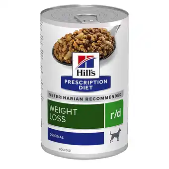 Zooplus 24 x 350 g / 360 g / 370 g hill's prescription diet met korting! - r/d weight loss 24 x 350 g aanbieding