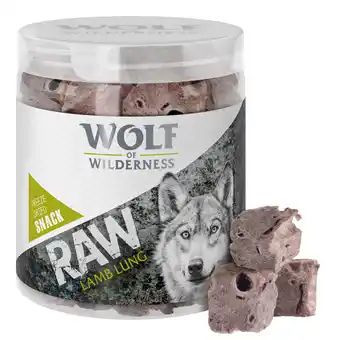 Zooplus 200g gevriesdroogde lamslong wolf of wilderness hondensnacks aanbieding