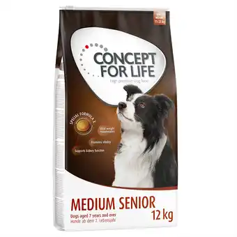 Zooplus Concept for life hondenvoer 10 + 2 kg gratis! - medium senior aanbieding