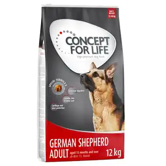 Zooplus Concept for life hondenvoer 10 + 2 kg gratis! - duitse herder aanbieding