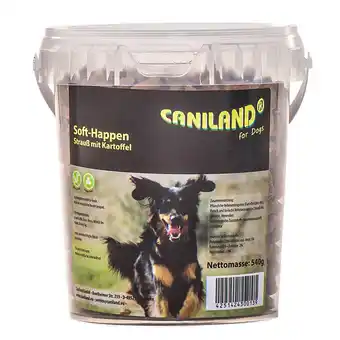 Zooplus 20% korting! caniland soft / koekjes snack graanvrij - soft struisvogel & aardappel (540 g) aanbieding