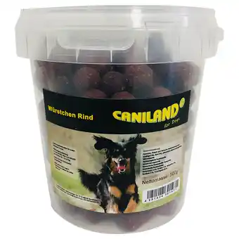 Zooplus Caniland worstjes rund met rookaroma - 3 x 500 g aanbieding