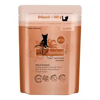 Zooplus Voordeelpakket: 24x300g catz finefood kip & tonijn nat kattenvoer aanbieding