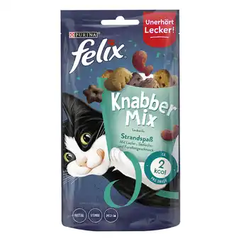Zooplus 60g knabbel mix oceaan felix kattensnacks aanbieding