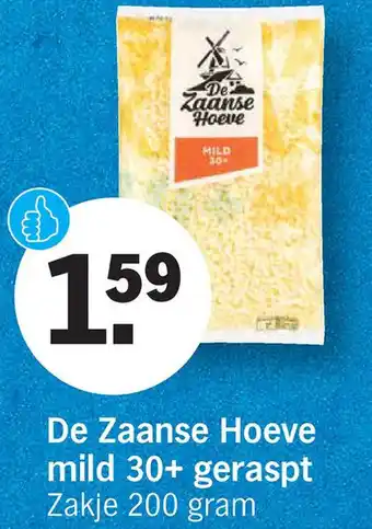 Albert Heijn De Zaanse Hoeve mild 30+ geraspt aanbieding