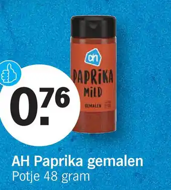 Albert Heijn AH Paprika gemalen aanbieding