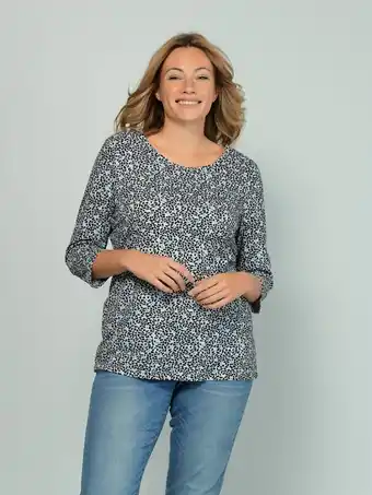 Klingel Shirt met mooie print basically you wit aanbieding