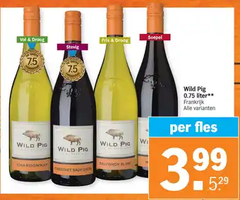 Albert Heijn Wild Pig 0.75 liter aanbieding