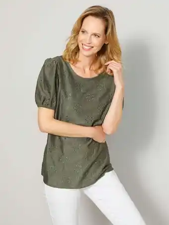 Klingel Blouse van kant mona olijf aanbieding