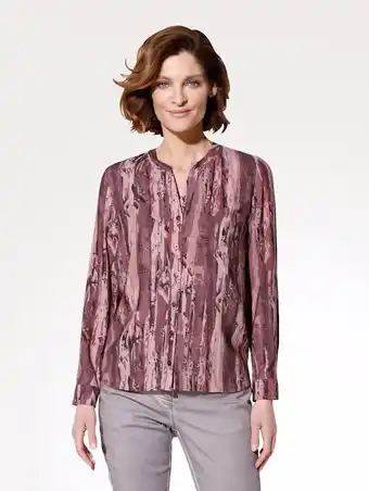 Klingel Blouse met bijzondere strepenprint mona roze/bordeaux aanbieding