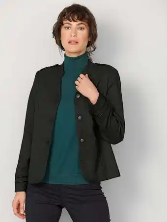 Klingel Blazer in bouclélook paola zwart aanbieding