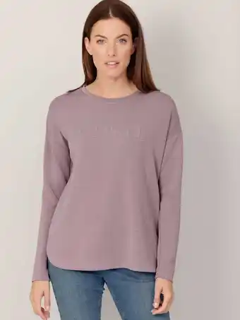 Klingel Sweatshirt met 3d-print dress in mauve aanbieding