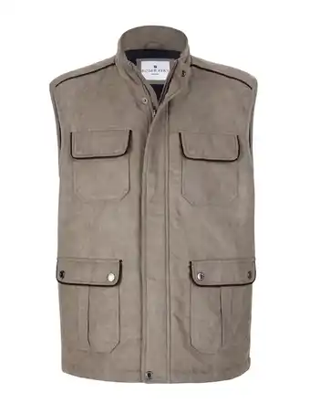 Klingel Bodywarmer met veel praktische zakken roger kent taupe aanbieding